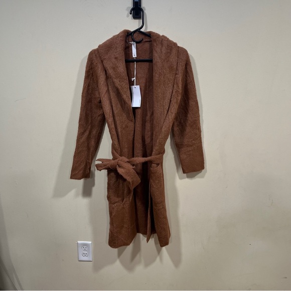 NWT Anthropologie Honey Amadi Nancy Eyelash Open Front Cardigan XS - Picture 2 of 6